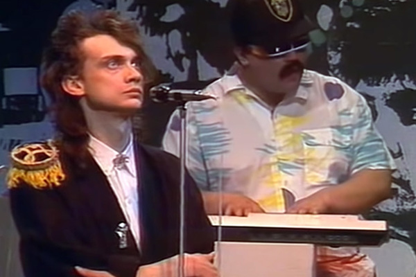 Игорь Журавлёв и Олег Парастаев.1987