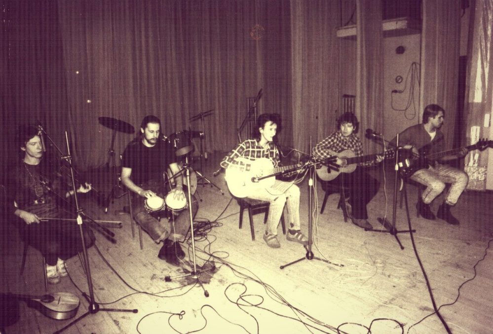 Одно из первых выступлений группы в Рязани. 1990 г.